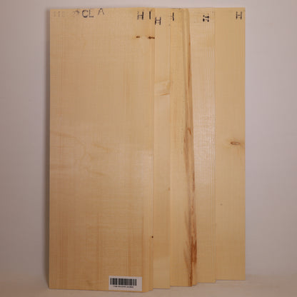 BUNDLE 5x Spruce Tops for Classical Guitar A (no. 843)