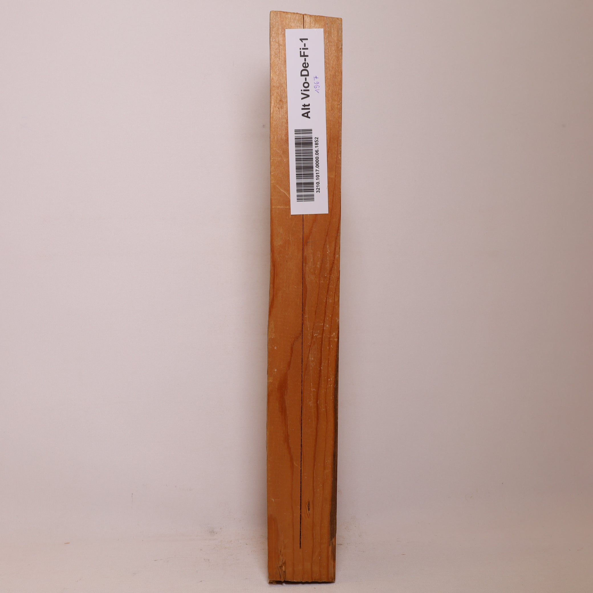 Split Spruce Top for Violin from 1967 (no. 1852)