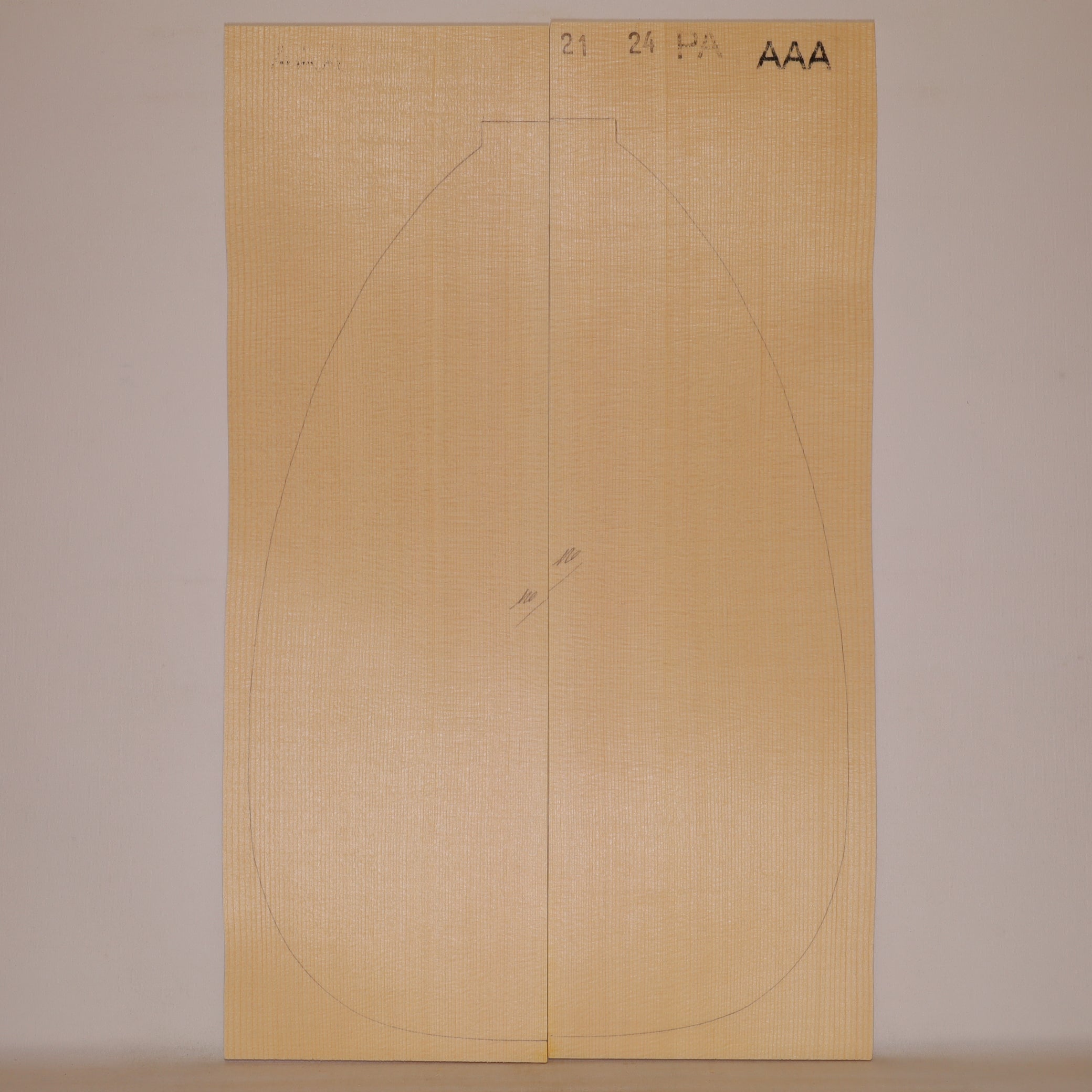 Spruce Top for Lute AAA (no. 1305)