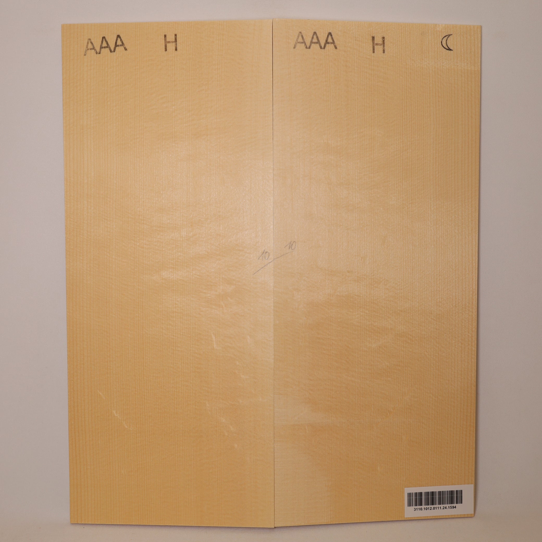 Spruce Top for Mandola Archtop AAA (no. 1594)