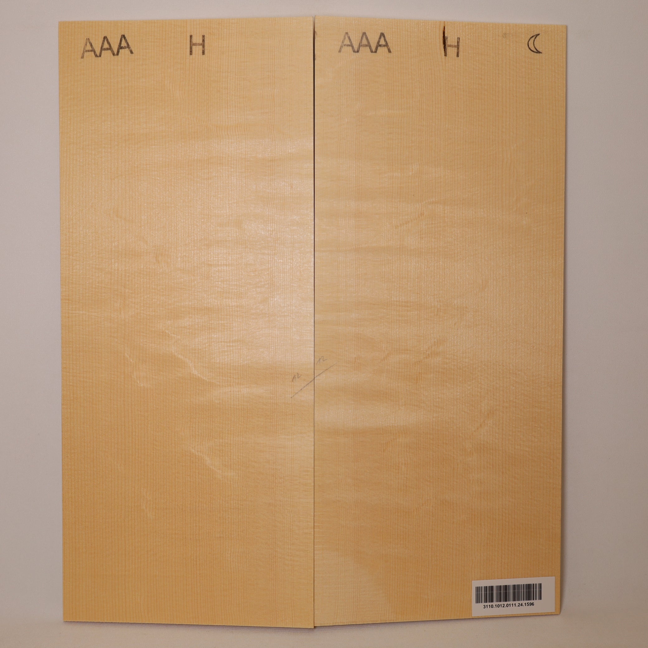 Spruce Top for Mandola Archtop AAA (no. 1596)