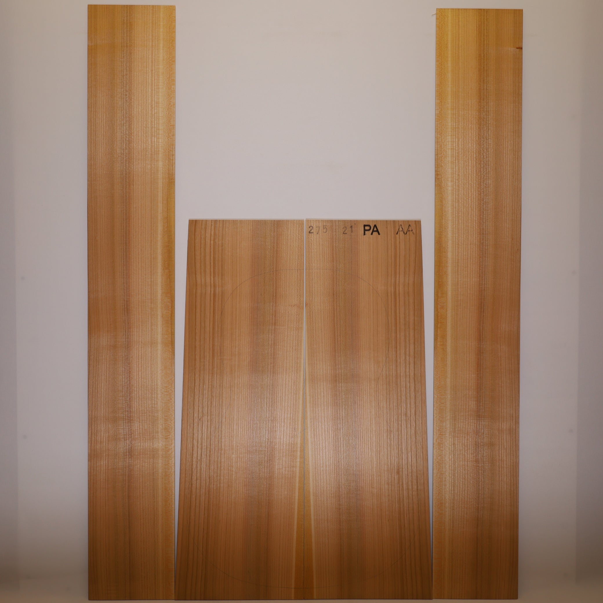 Cherry tree Set (Back/Sides) for Parlor Guitar AA (no. 753)