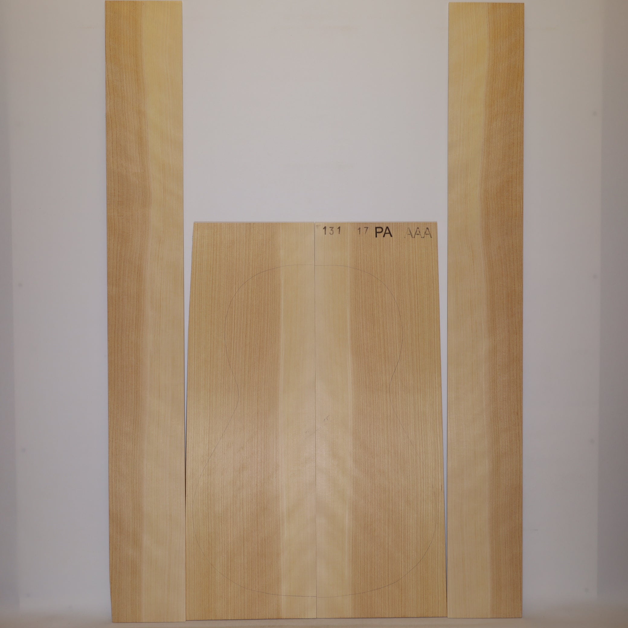 False Cypress Set (Back/Sides) for Parlor Guitar AAA (no. 762)