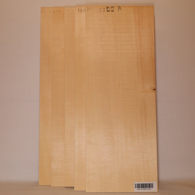 BUNDLE 5x Spruce Tops for Steel String Guitar A (no. 2241)