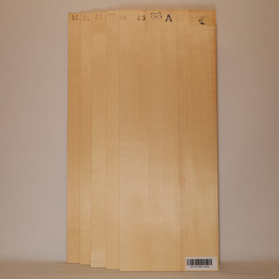 BUNDLE 5x Spruce Tops for Steel String Guitar A (no. 2243)