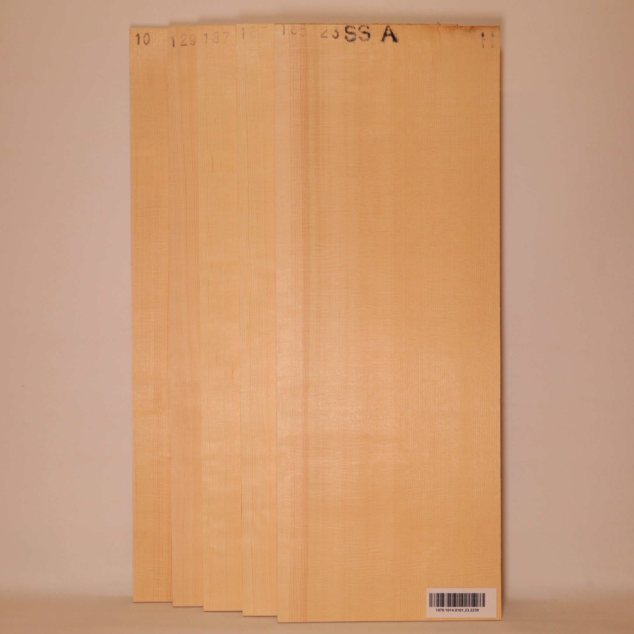 BUNDLE 5x Spruce Tops for Steel String Guitar A (no. 2239)