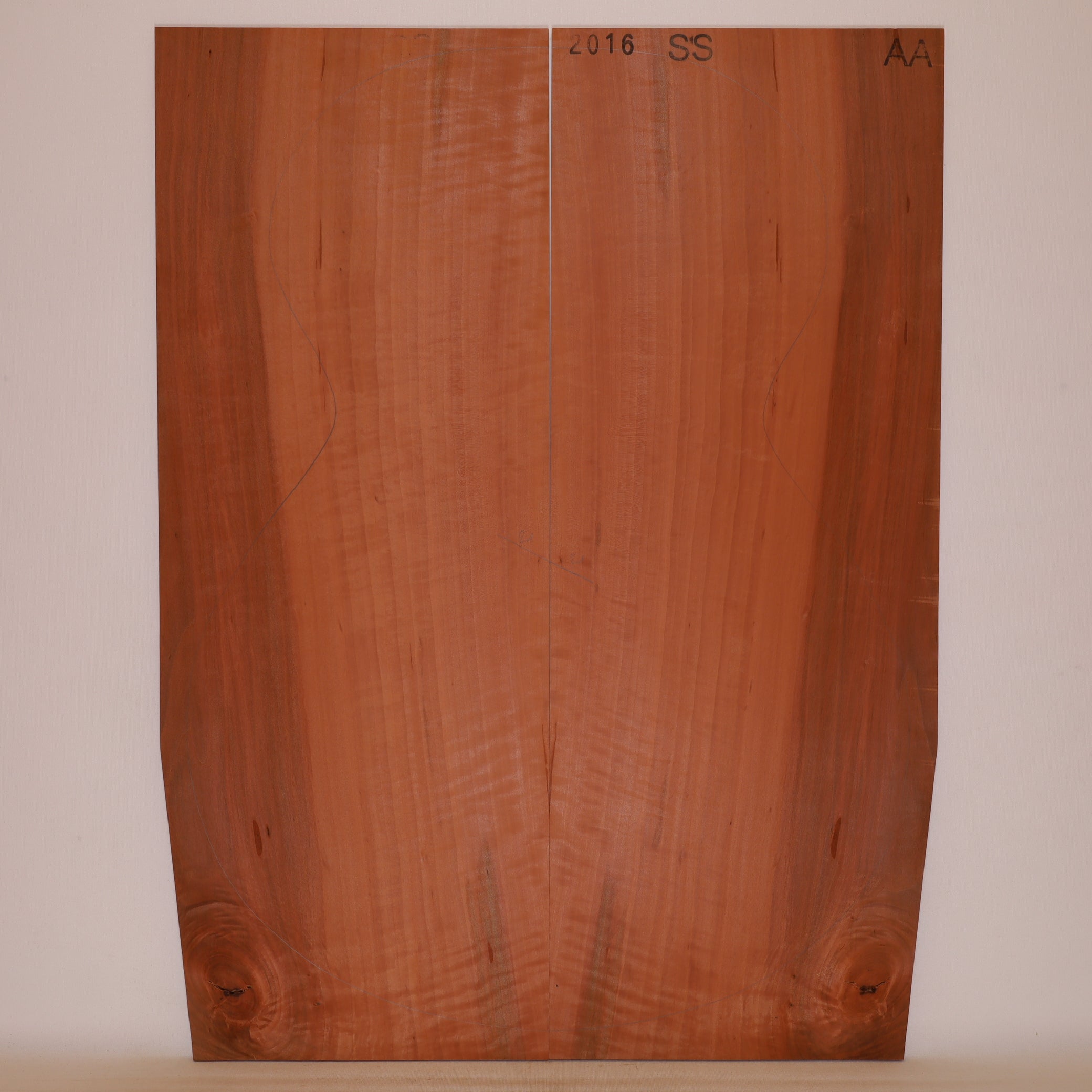 Pear Back steamed for Steel String Guitar AA (no. 864)