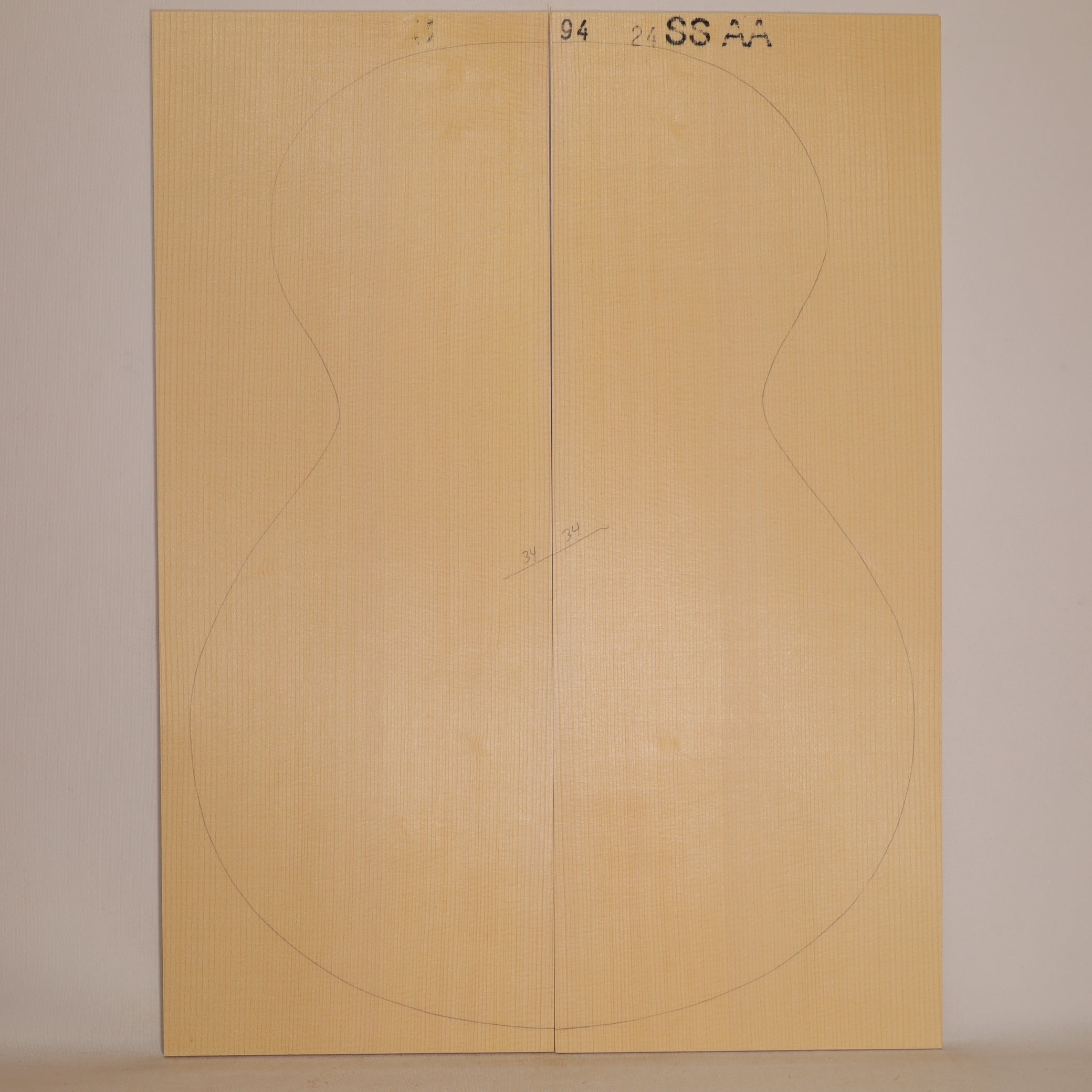 Spruce Top for Steel String Guitar AA (no. 1117)