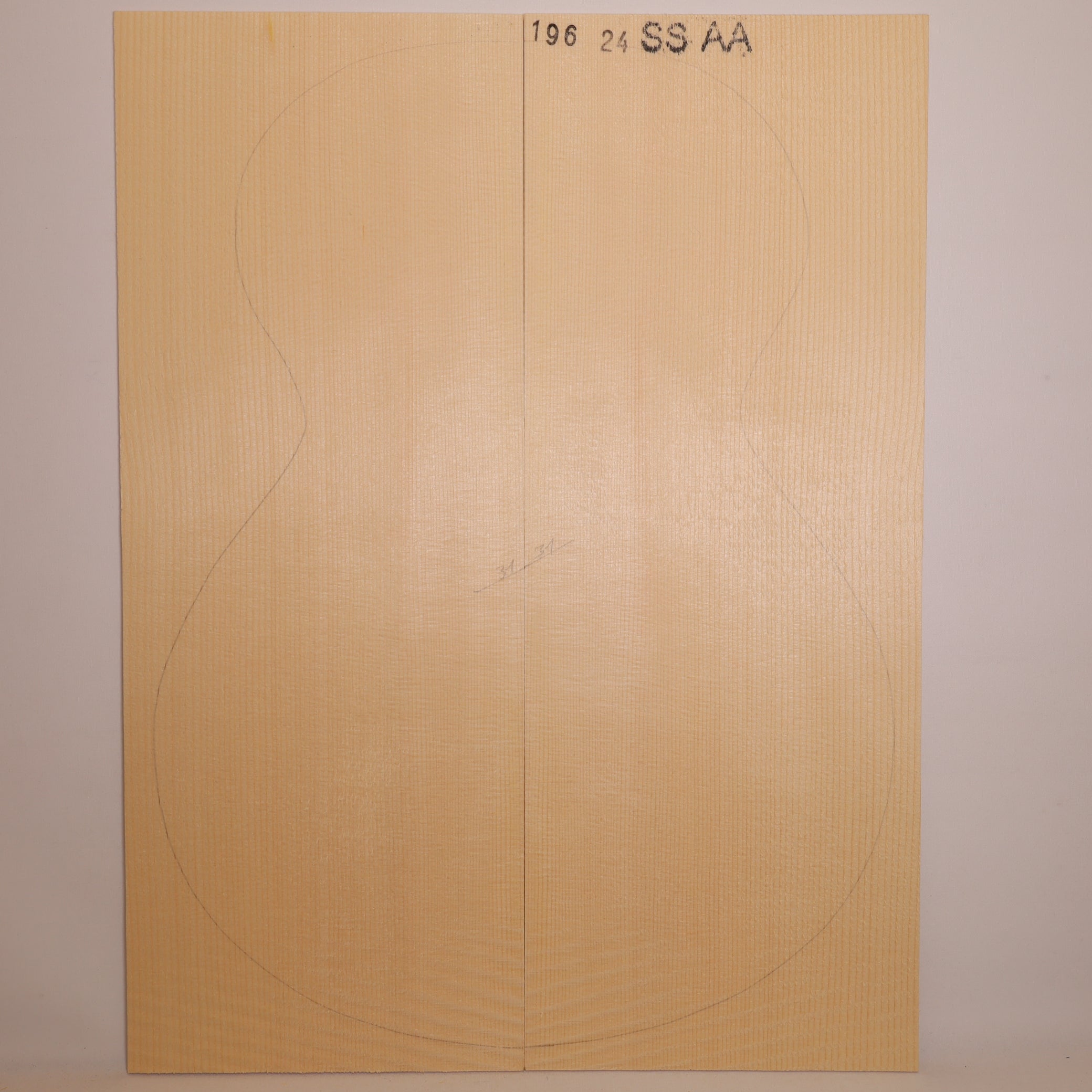 Spruce Top for Steel String Guitar AA (no. 1663)