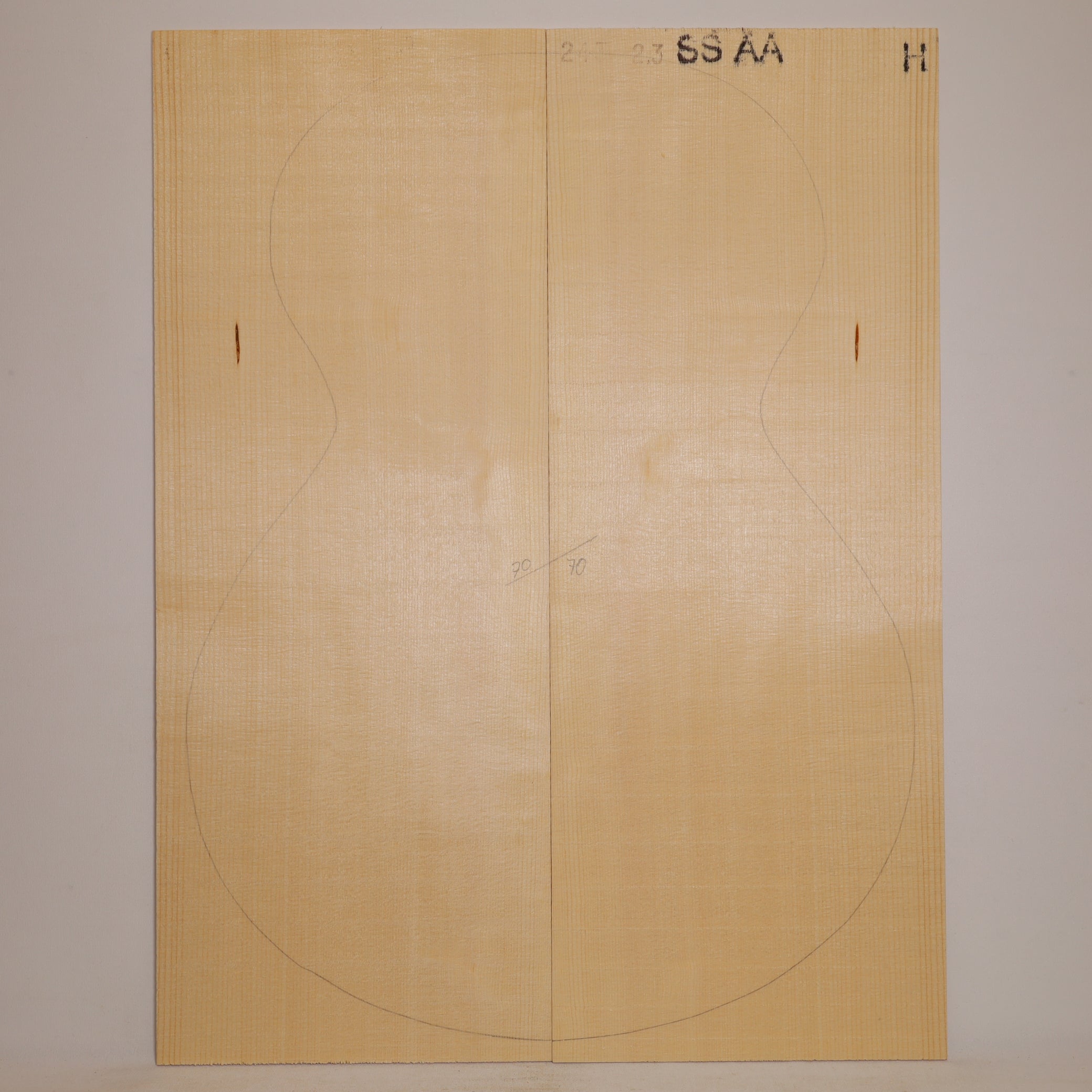 Spruce Top for Steel String Guitar AA (no. 1500)