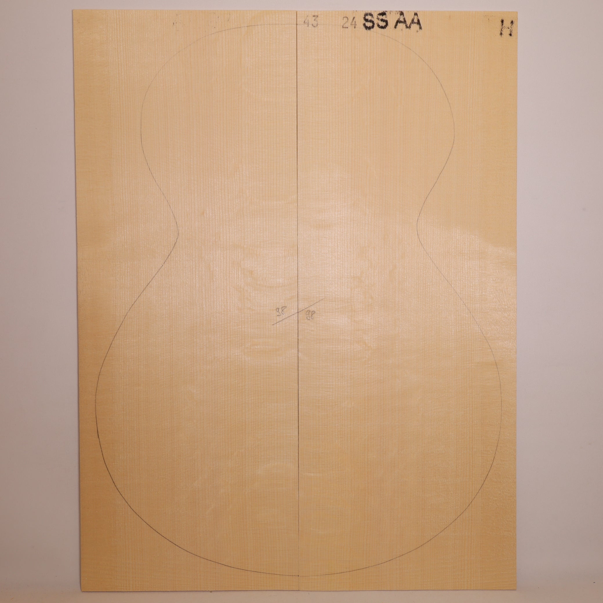 Spruce Top for Steel String Guitar AA (no. 1617)