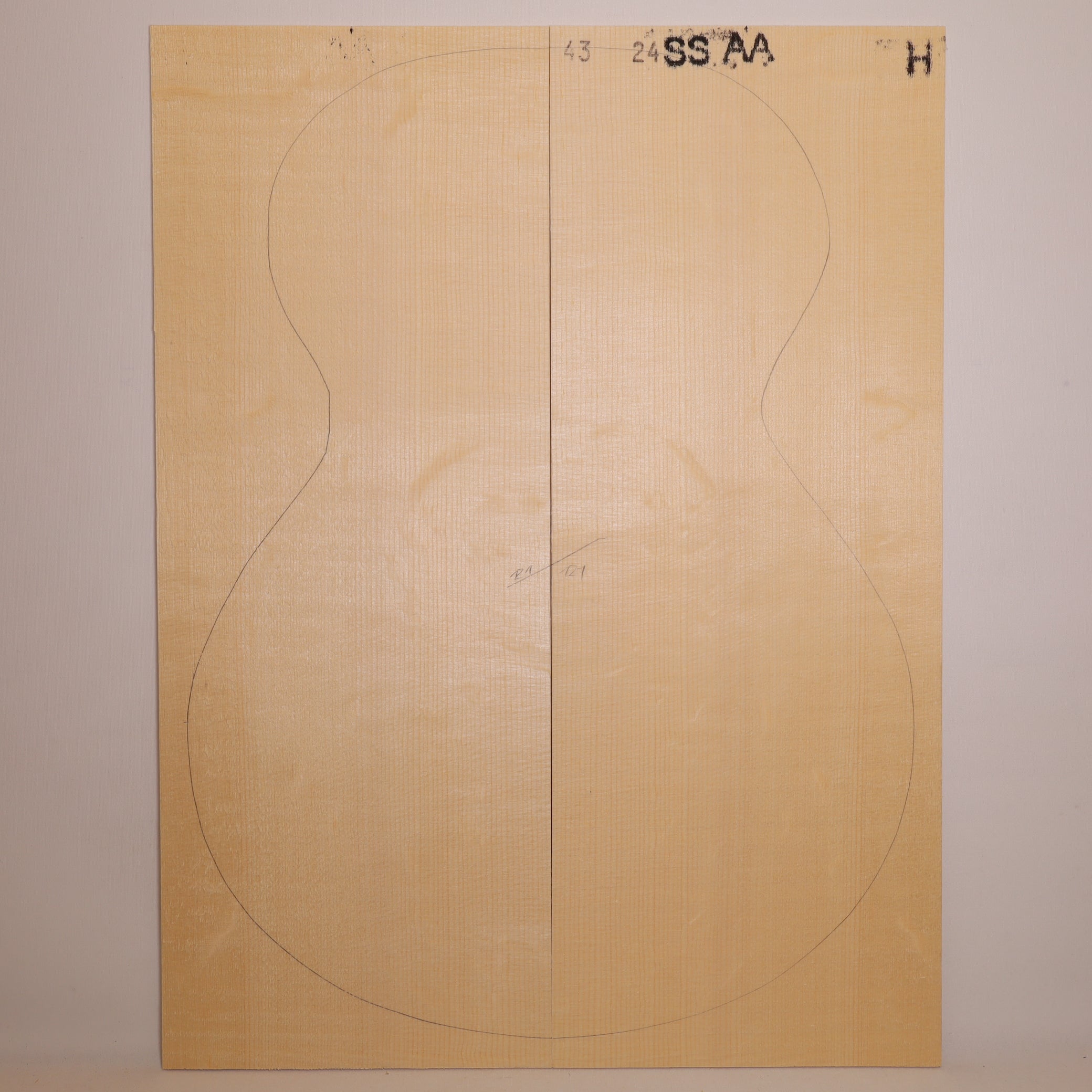 Spruce Top for Steel String Guitar AA (no. 1619)