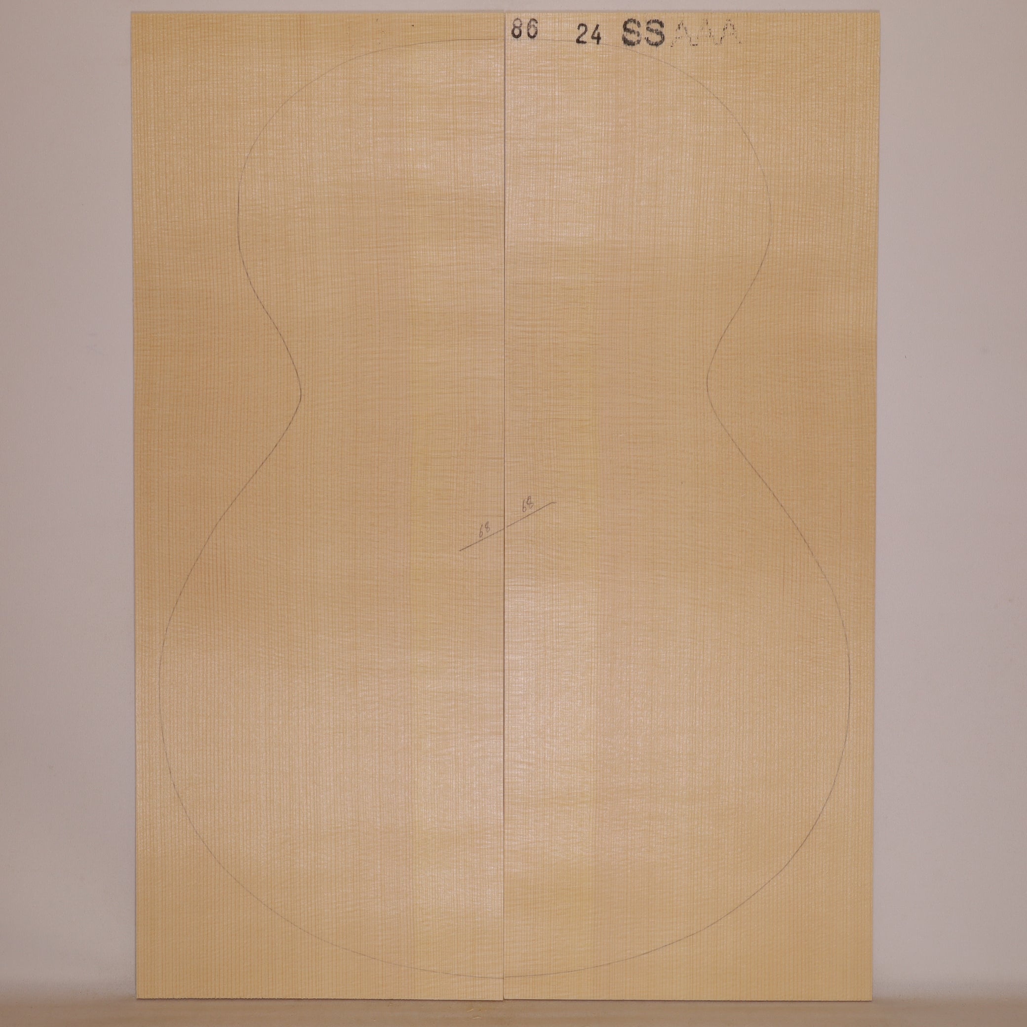 Fichtendecke für Steelstring Gitarre AAA (Nr. 1223)
