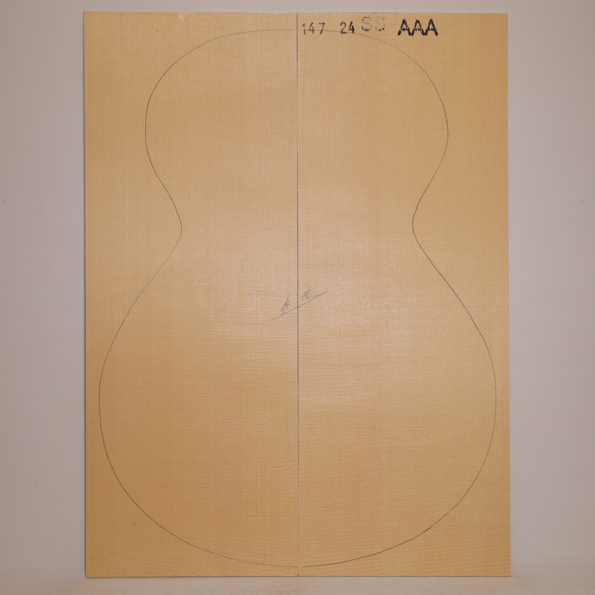 Fichtendecke für Steelstring Gitarre AAA (Nr. 1492)