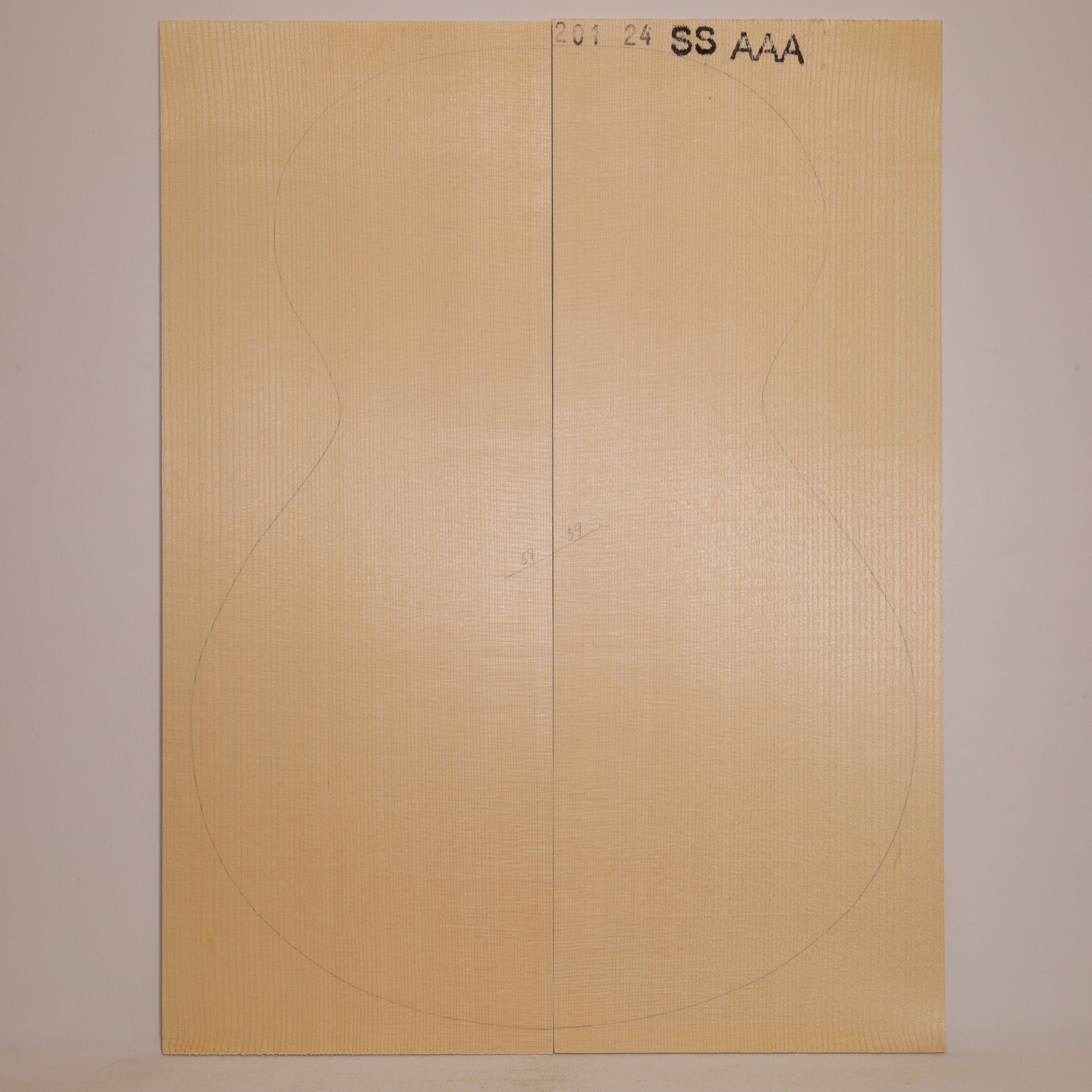 Fichtendecke für Steelstring Gitarre AAA (Nr. 1493)