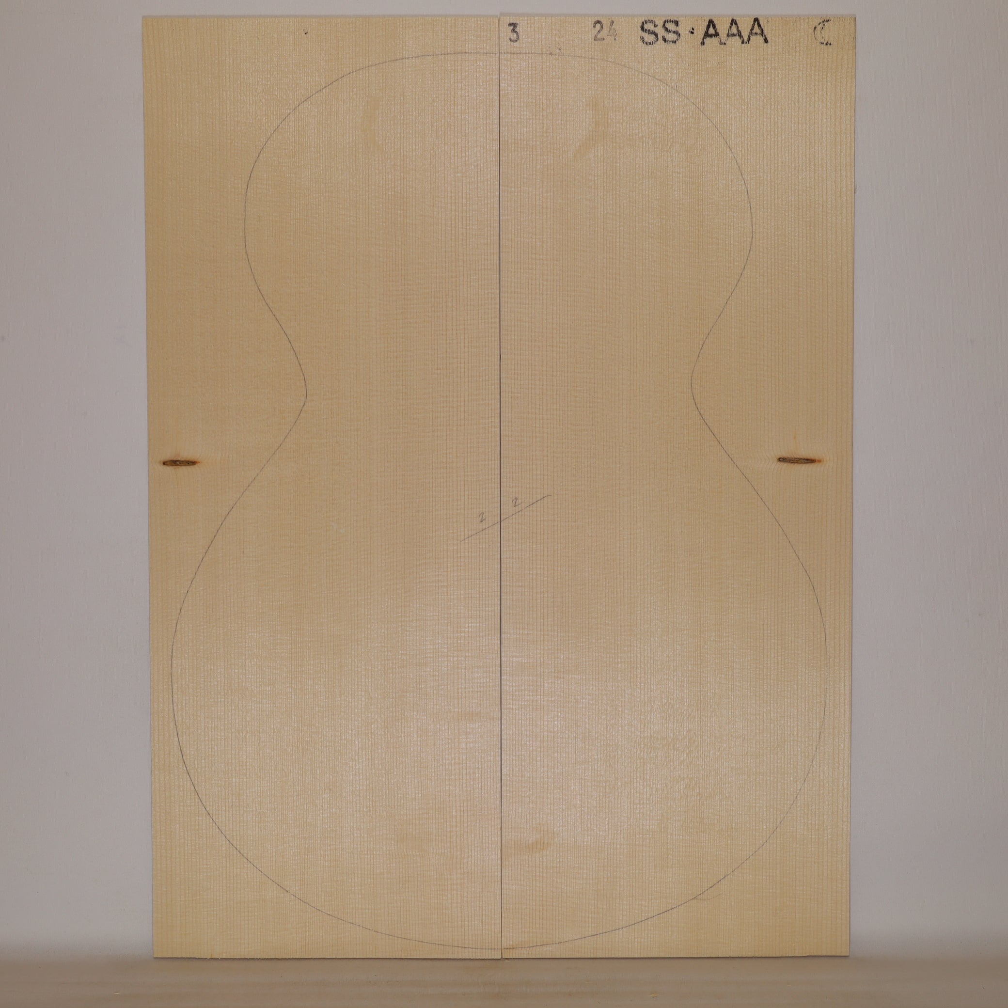 Fichtendecke für Steelstring Gitarre AAA (Nr. 905)