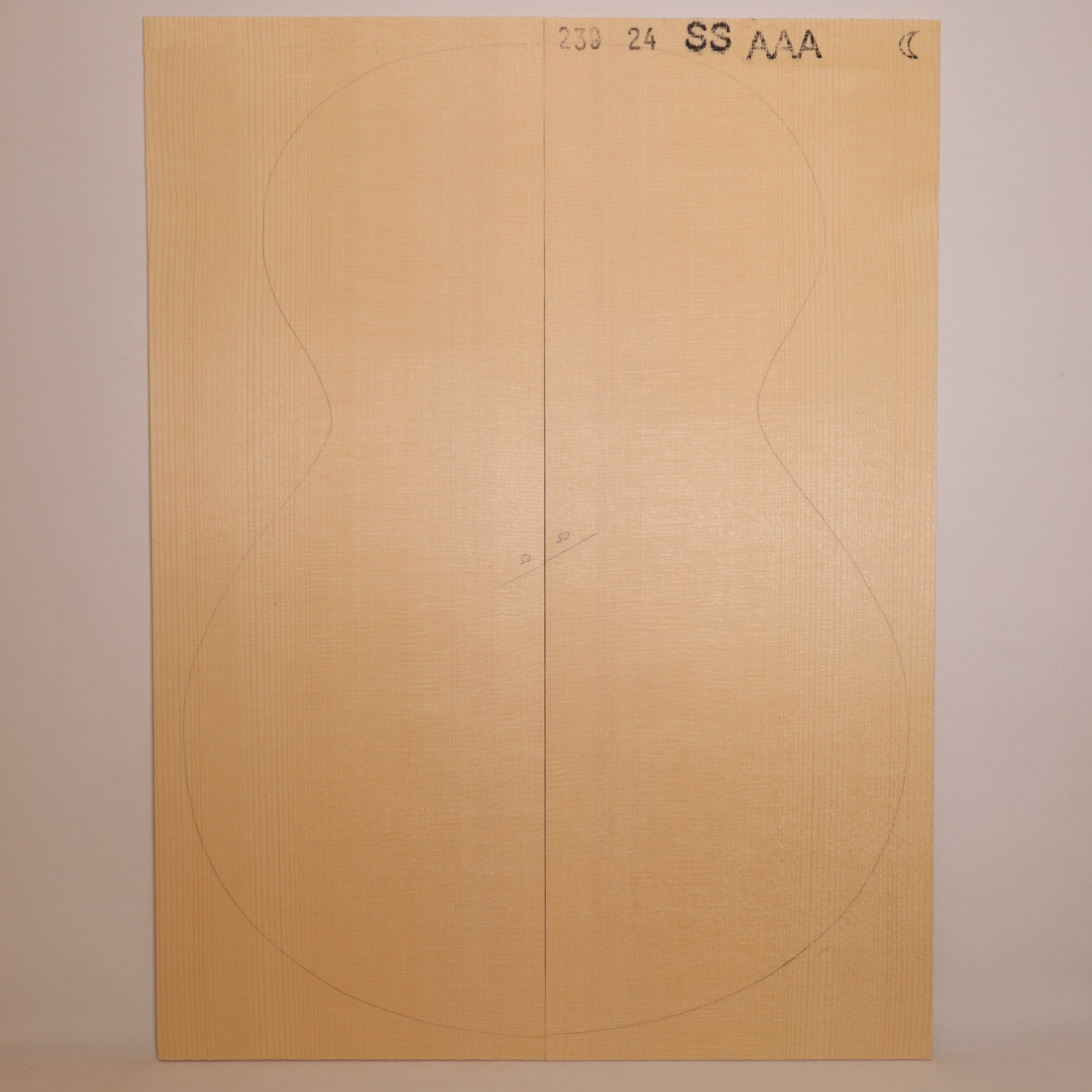 Spruce Top for Steel String Guitar AAA (no. 1675)