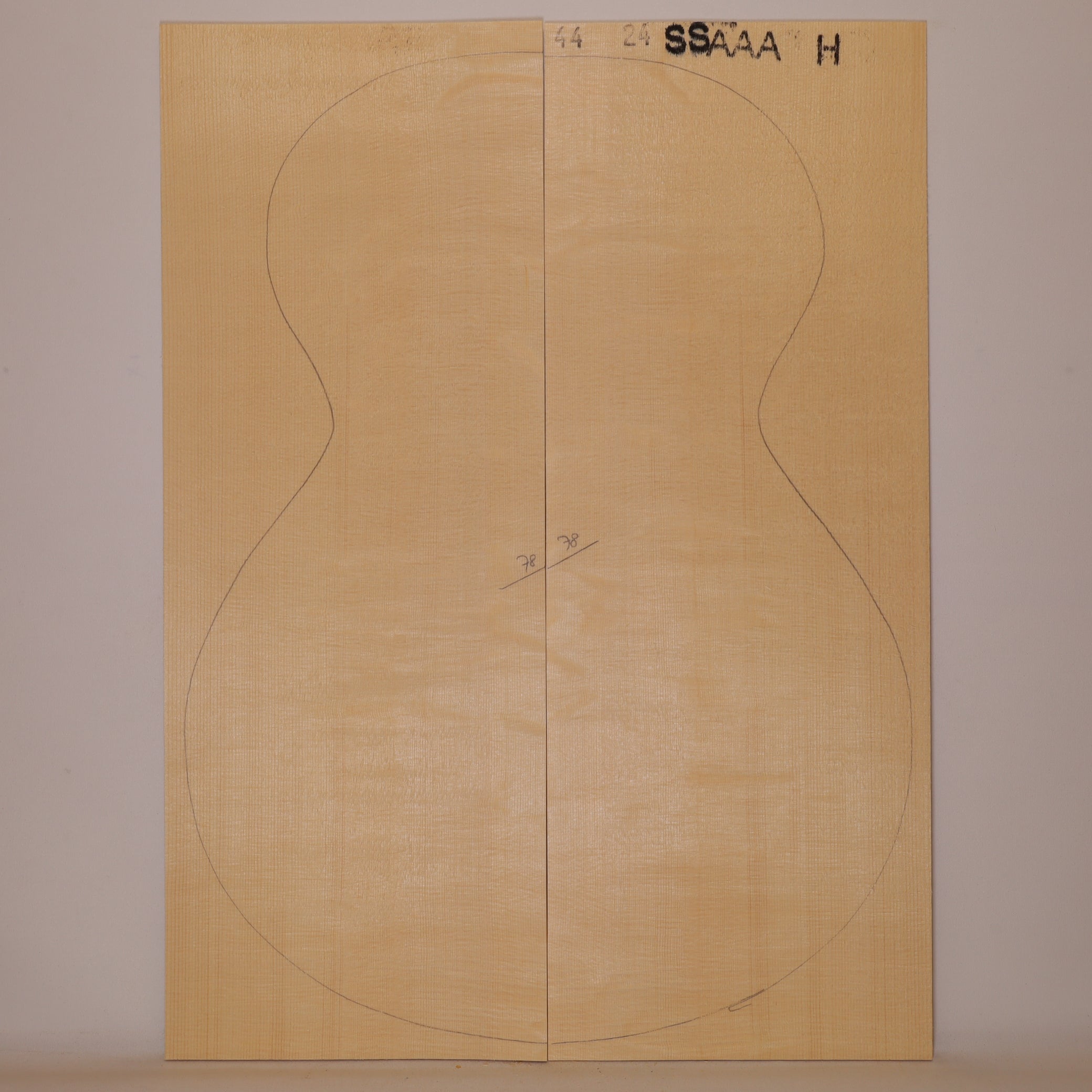 Fichtendecke für Steelstring Gitarre AAA (Nr. 439)