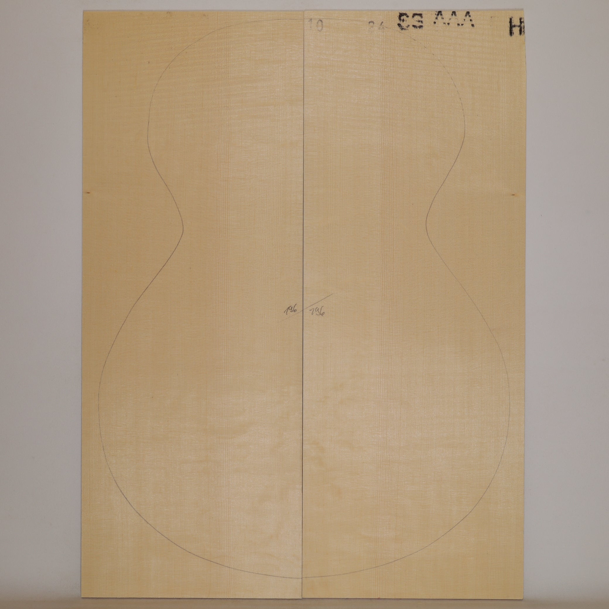 Spruce Top for Steel String Guitar AAA (no. 1194)