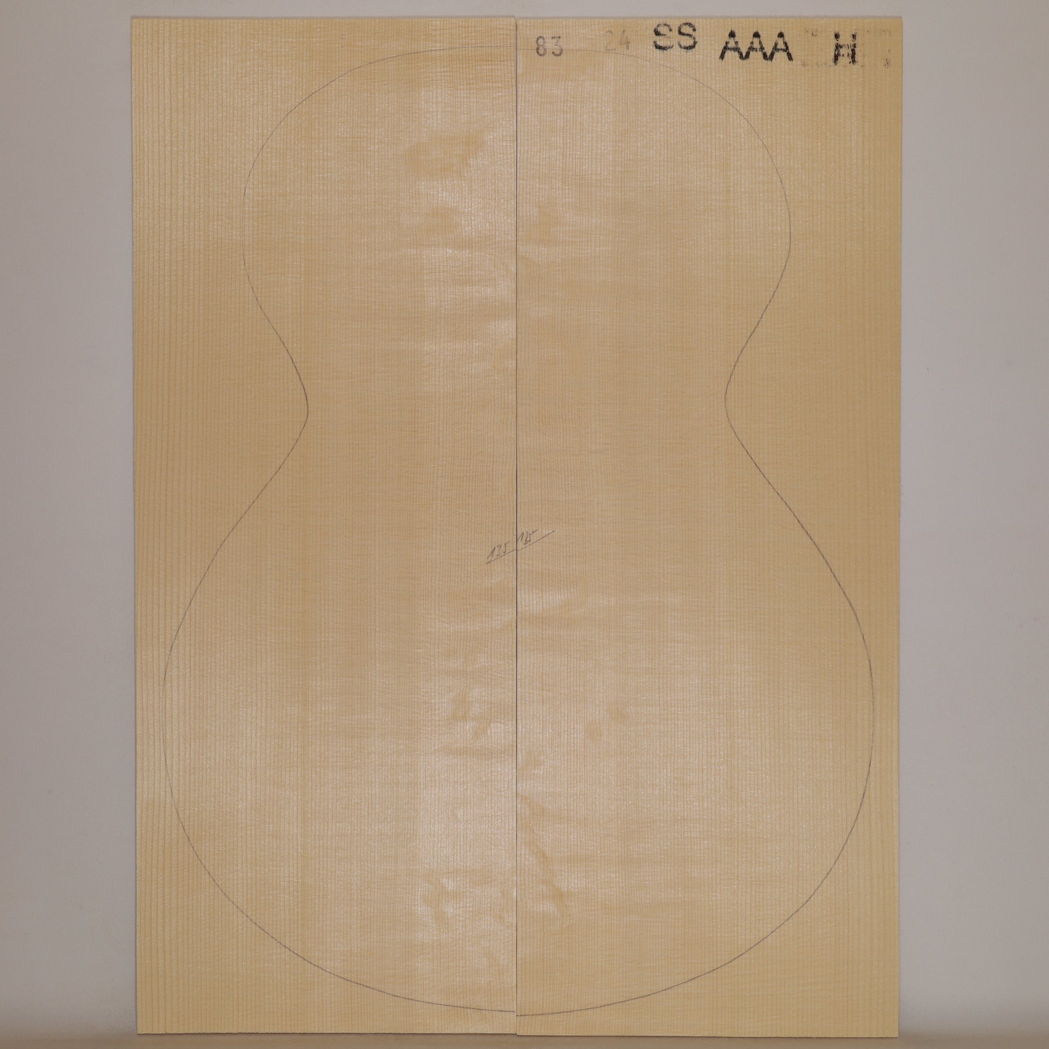 Spruce Top for Steel String Guitar AAA (no. 1196)