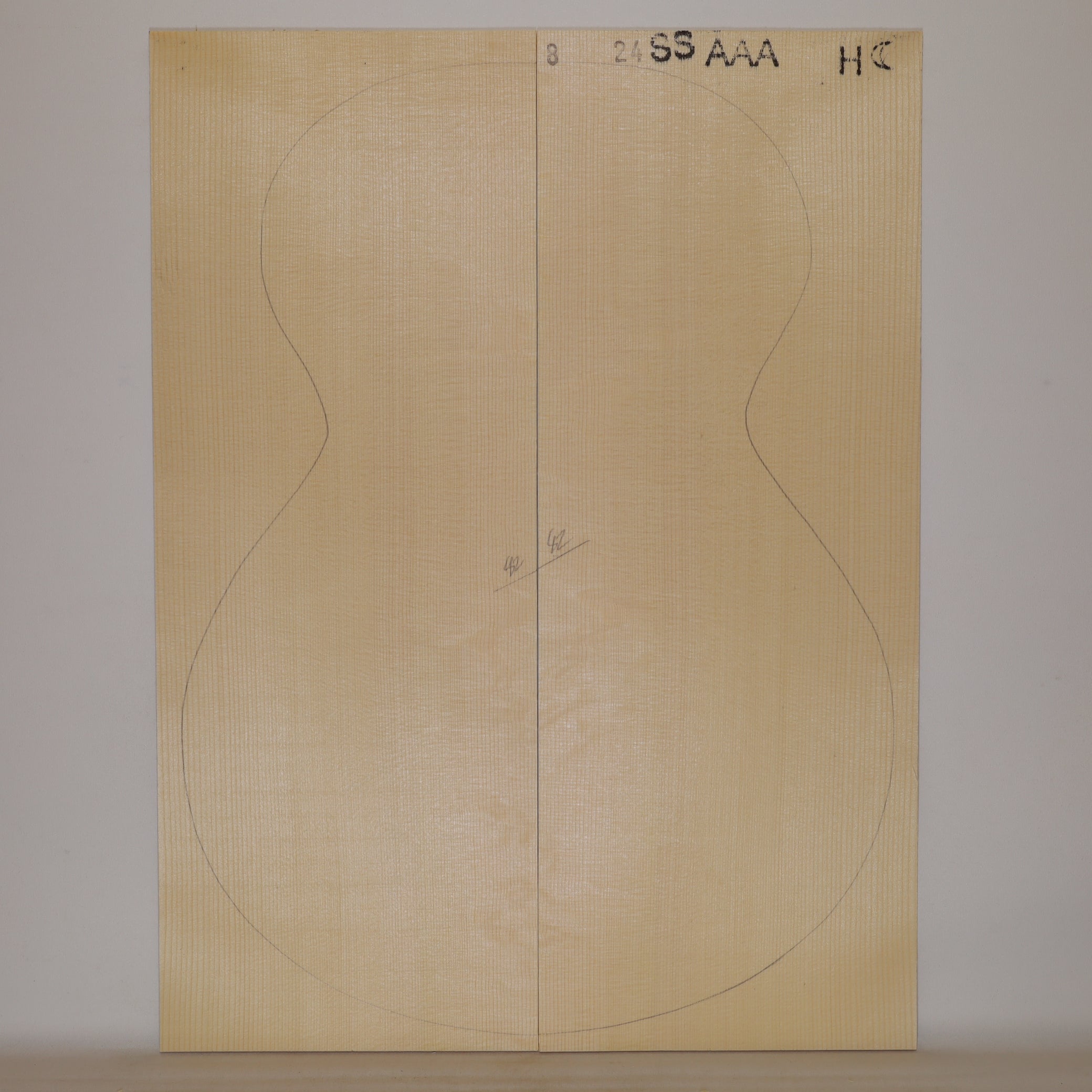 Fichtendecke für Steelstring Gitarre AAA (Nr. 908)