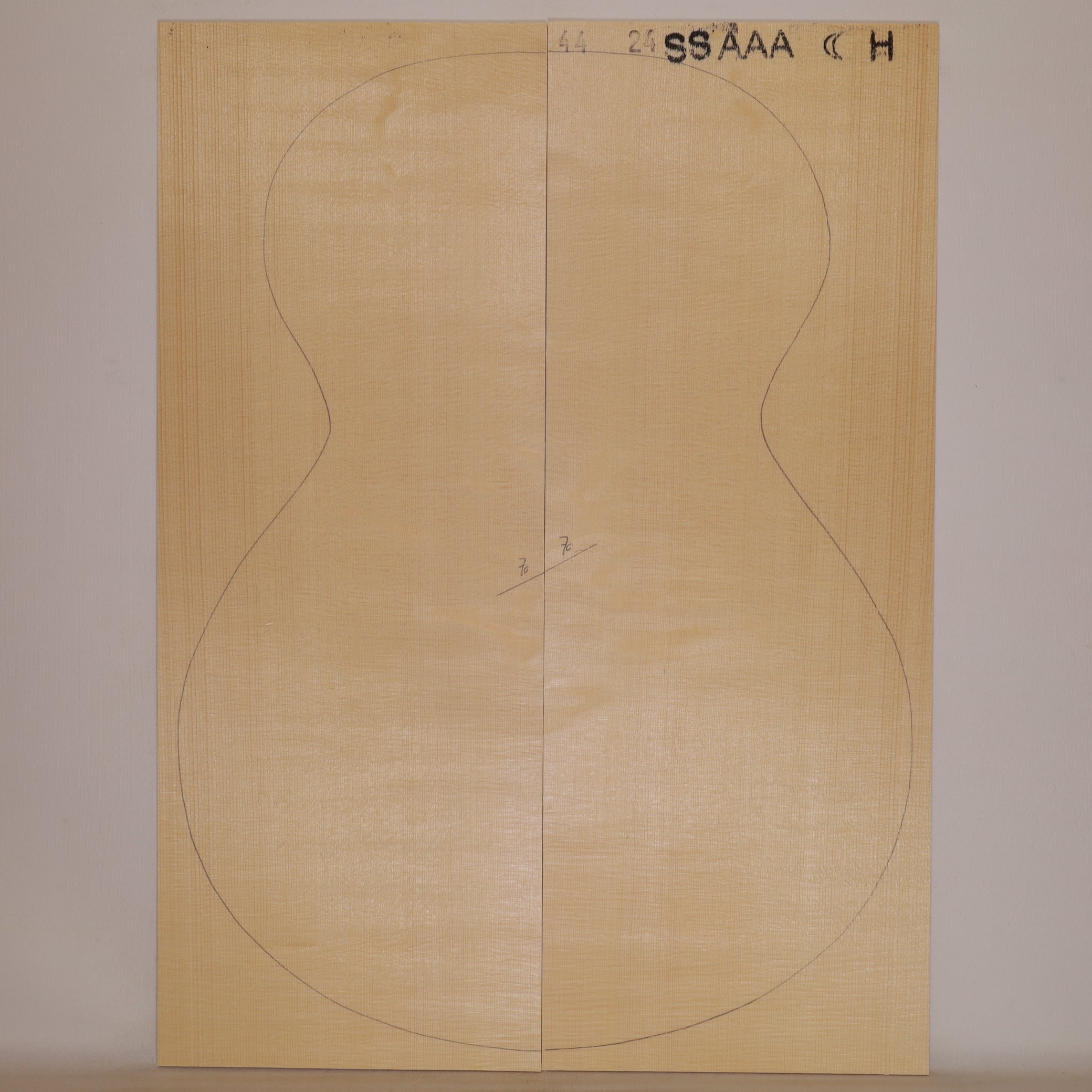 Fichtendecke für Steelstring Gitarre AAA (Nr. 1209)