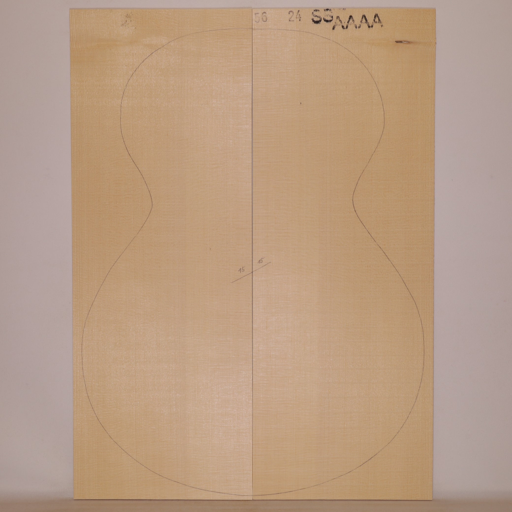 Fichtendecke für Steelstring Gitarre AAAA (Nr. 1244)