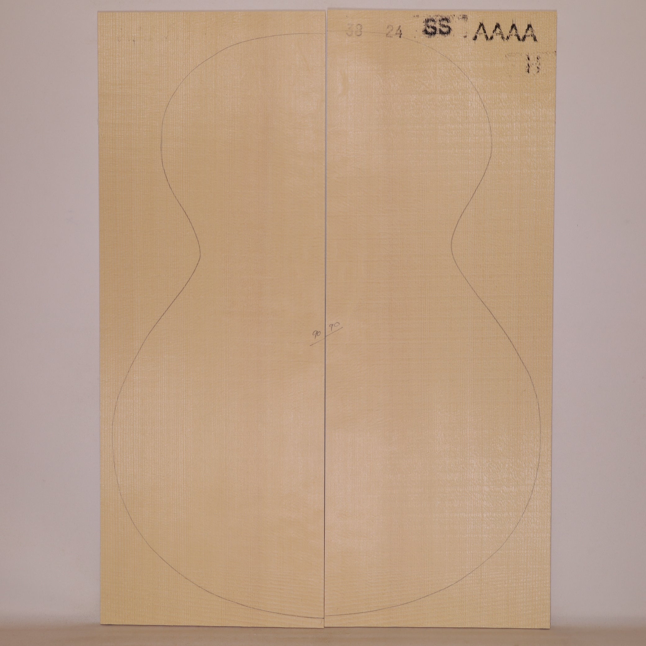 Fichtendecke für Steelstring Gitarre AAAA (Nr. 1238)