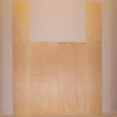 Ahorn Set (Boden/Zargen) für Steelstring Gitarre AAA (Nr. 628)