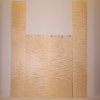 Ahorn Set (Boden/Zargen) für Steelstring Gitarre AAA (Nr. 1315)