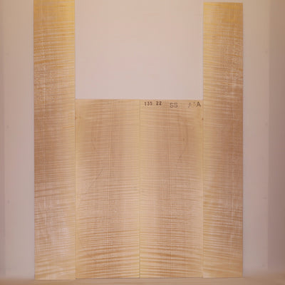 Ahorn Set (Boden/Zargen) für Steelstring Gitarre AAA (Nr. 631)