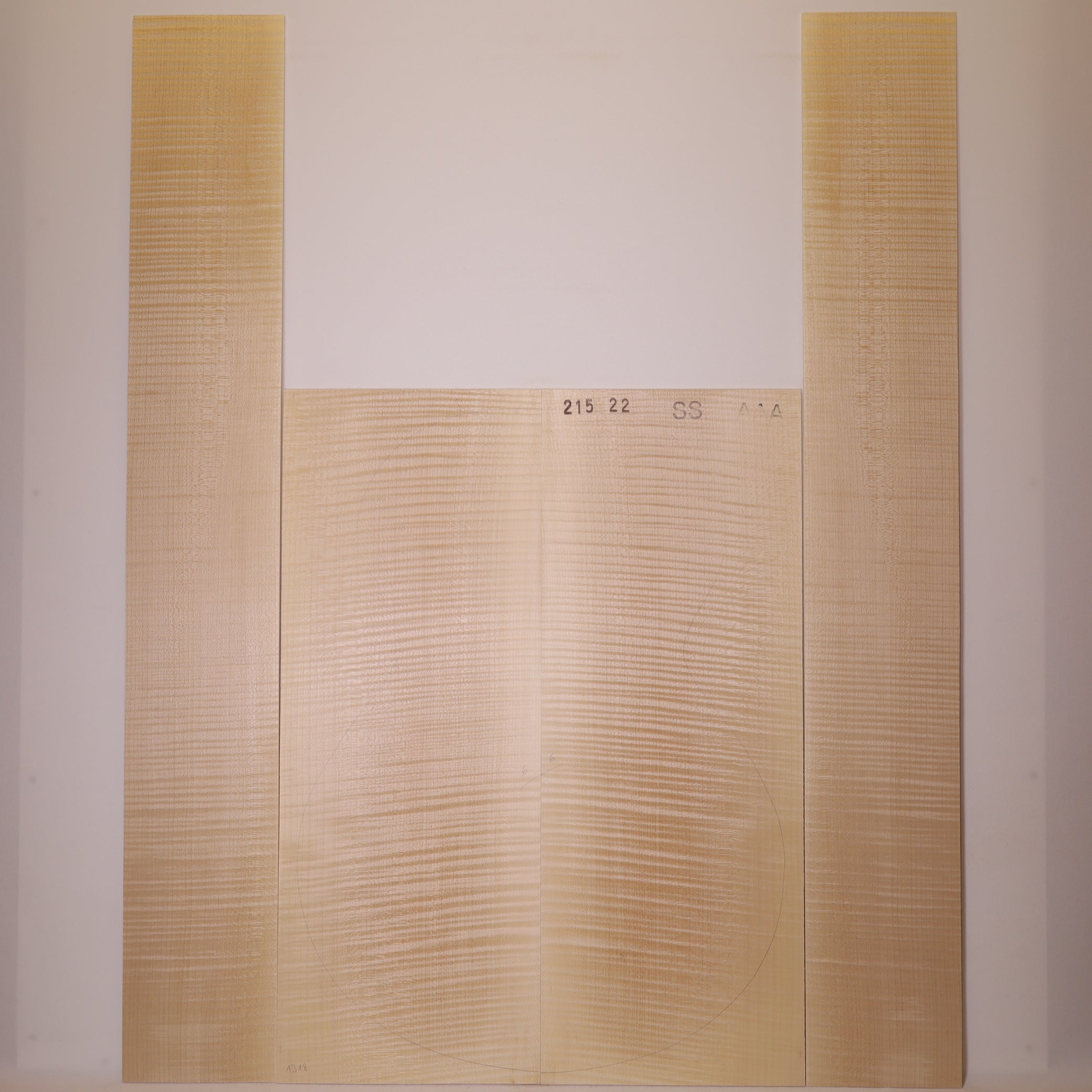Maple Set (Back/Sides) for Steel String Guitar AAA (no. 1318)