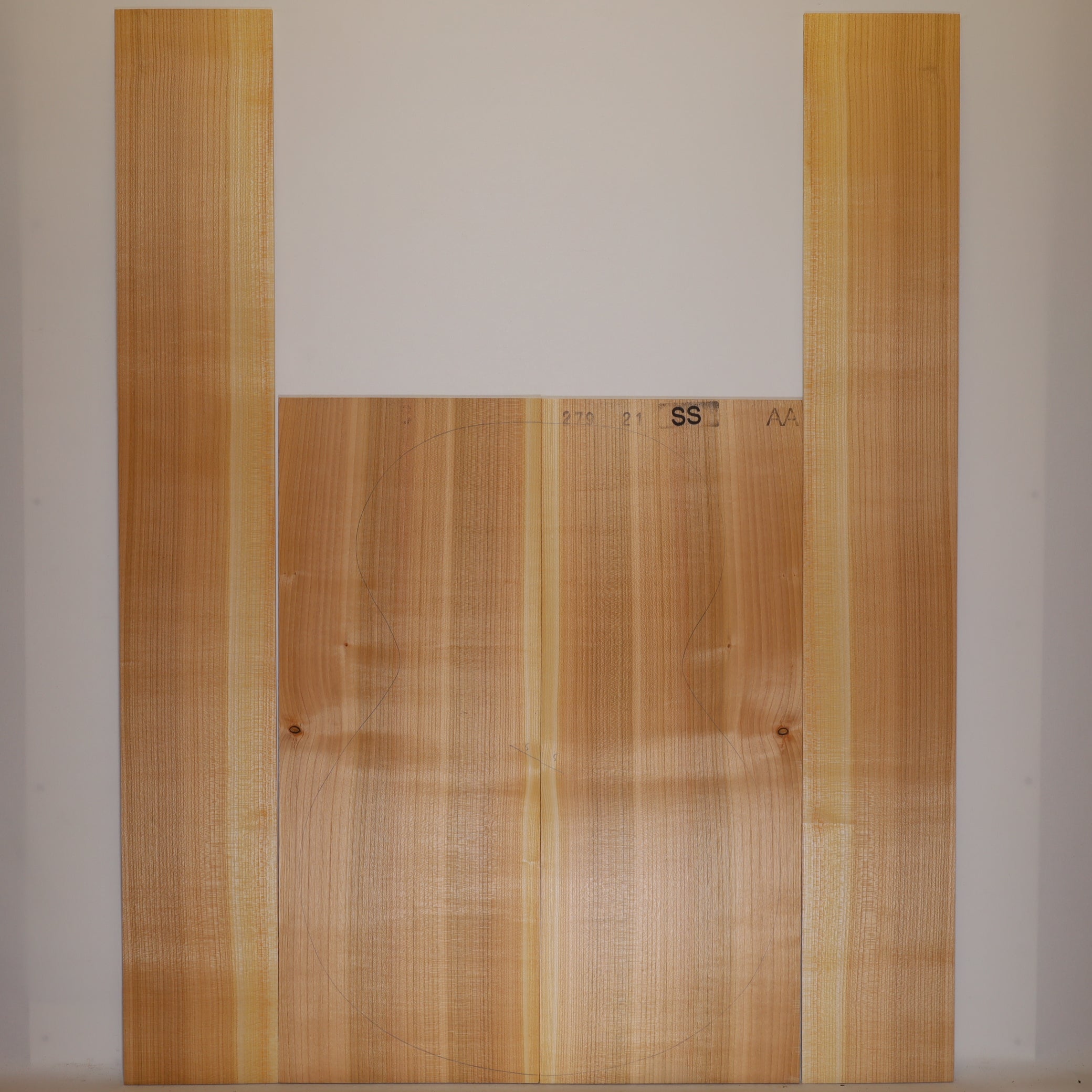 Kirschbaum Set (Boden/Zargen) für Steelstring Gitarre AA (Nr. 357)