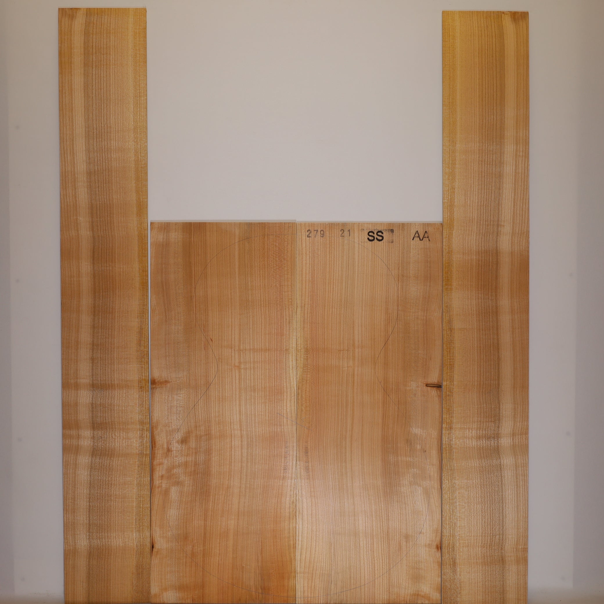 Kirschbaum Set (Boden/Zargen) für Steelstring Gitarre AA (Nr. 358)