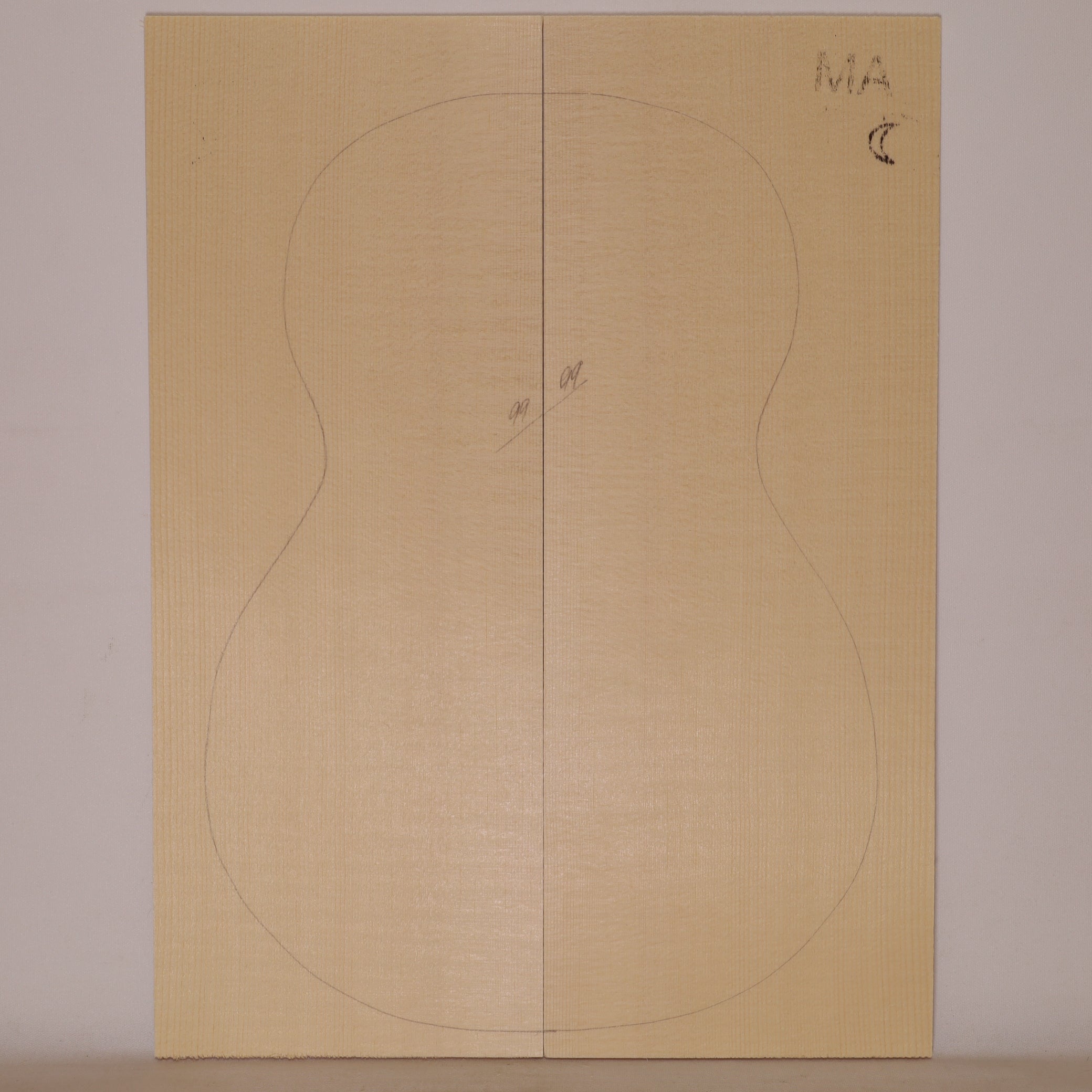 Fichtendecke für Ukulele (Bariton) MA (Nr. 1384)