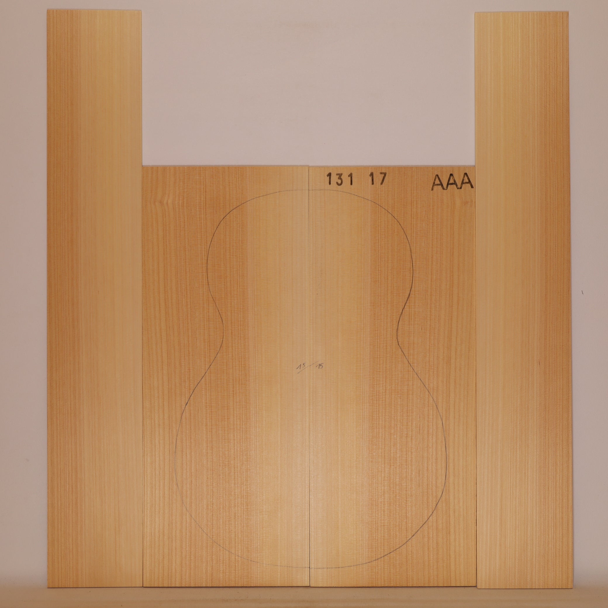 False Cypress Set (Back/Sides) for Ukulele AAA (no. 685)