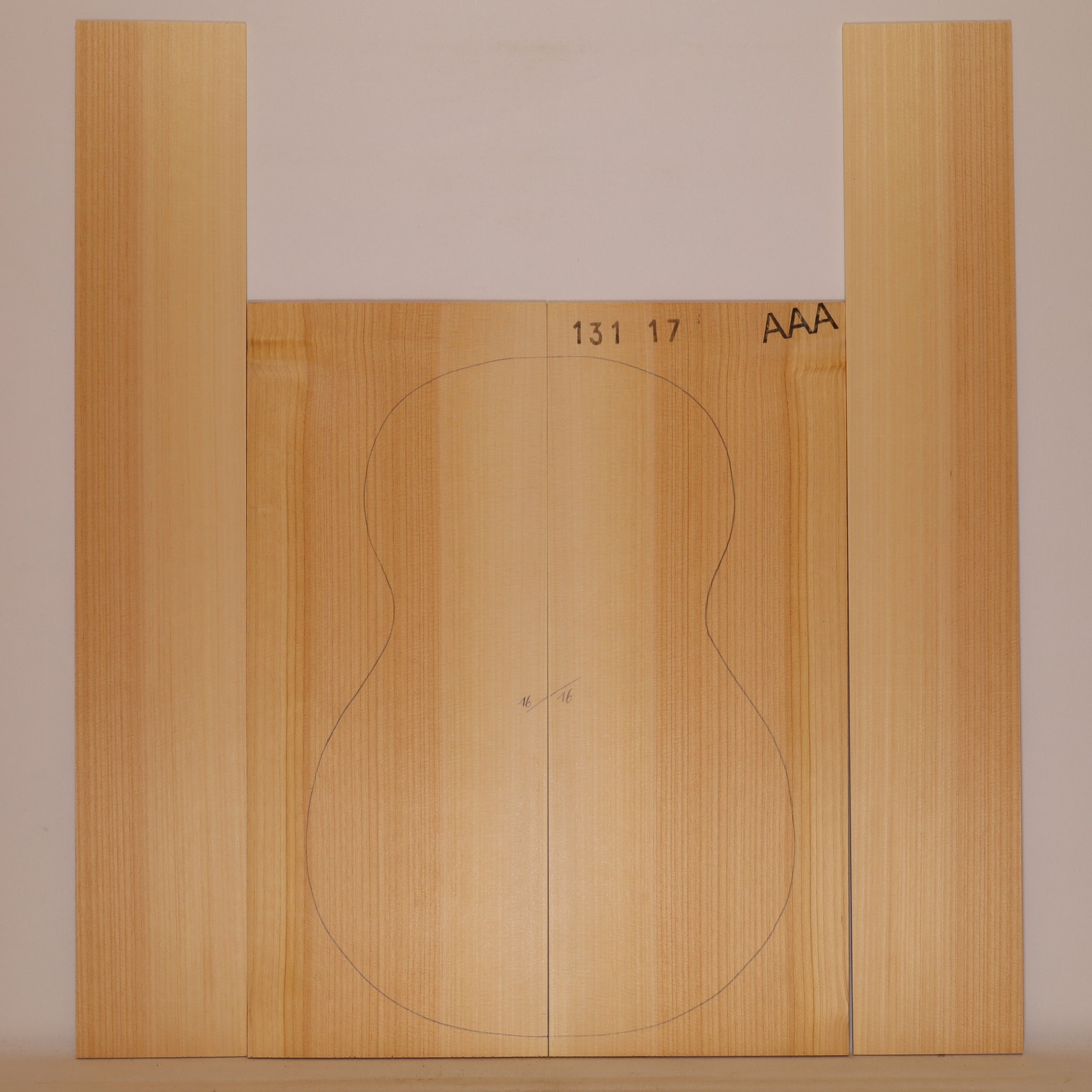 False Cypress Set (Back/Sides) for Ukulele AAA (no. 686)