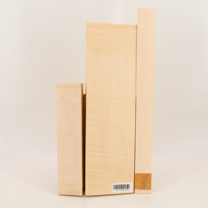 Maple Set (Back/Neck/Sides) for Viola AA (no. 2673)