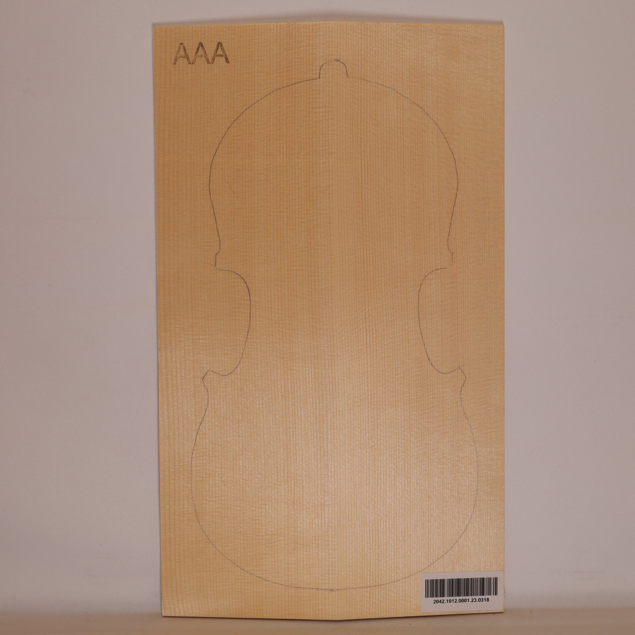 Spruce Top for Violin 1-piece AAA (no. 318)