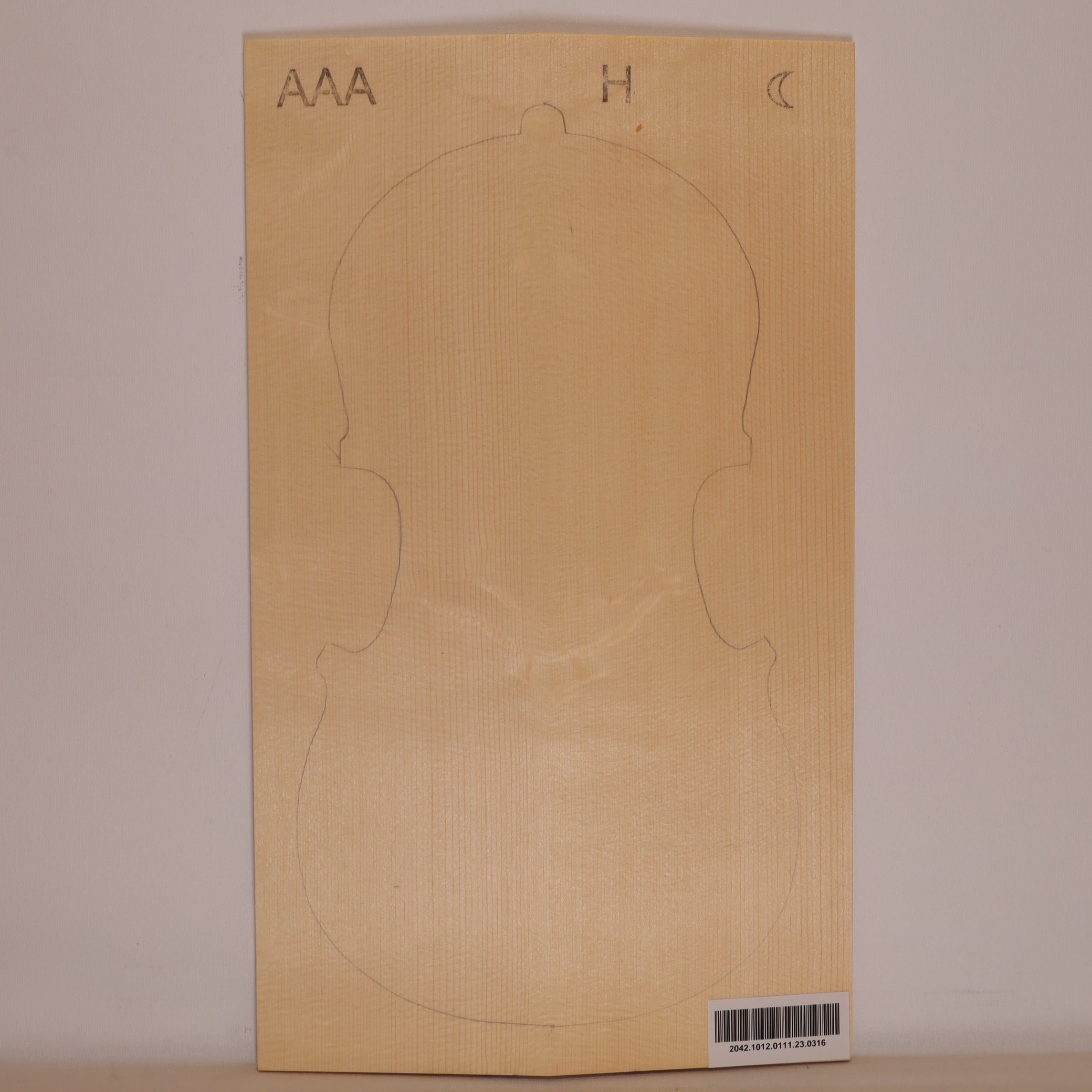 Spruce Top for Violin 1-piece AAA (no. 316)