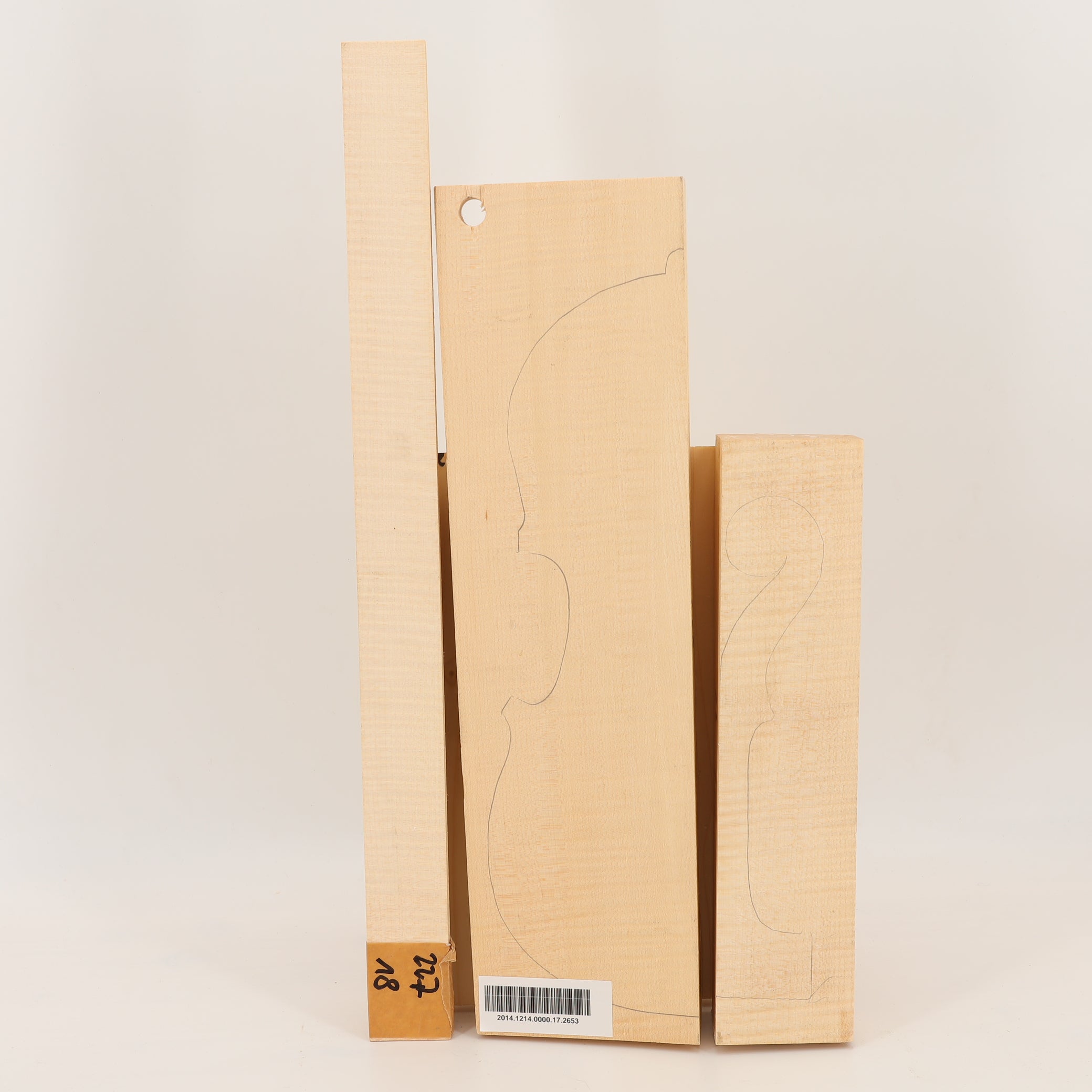 Maple Set (Back/Neck/Sides) for Violin A (no. 2653)