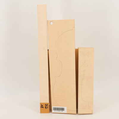 Ahorn Set (Boden/Hals/Zargen) für Violine A (Nr. 2653)