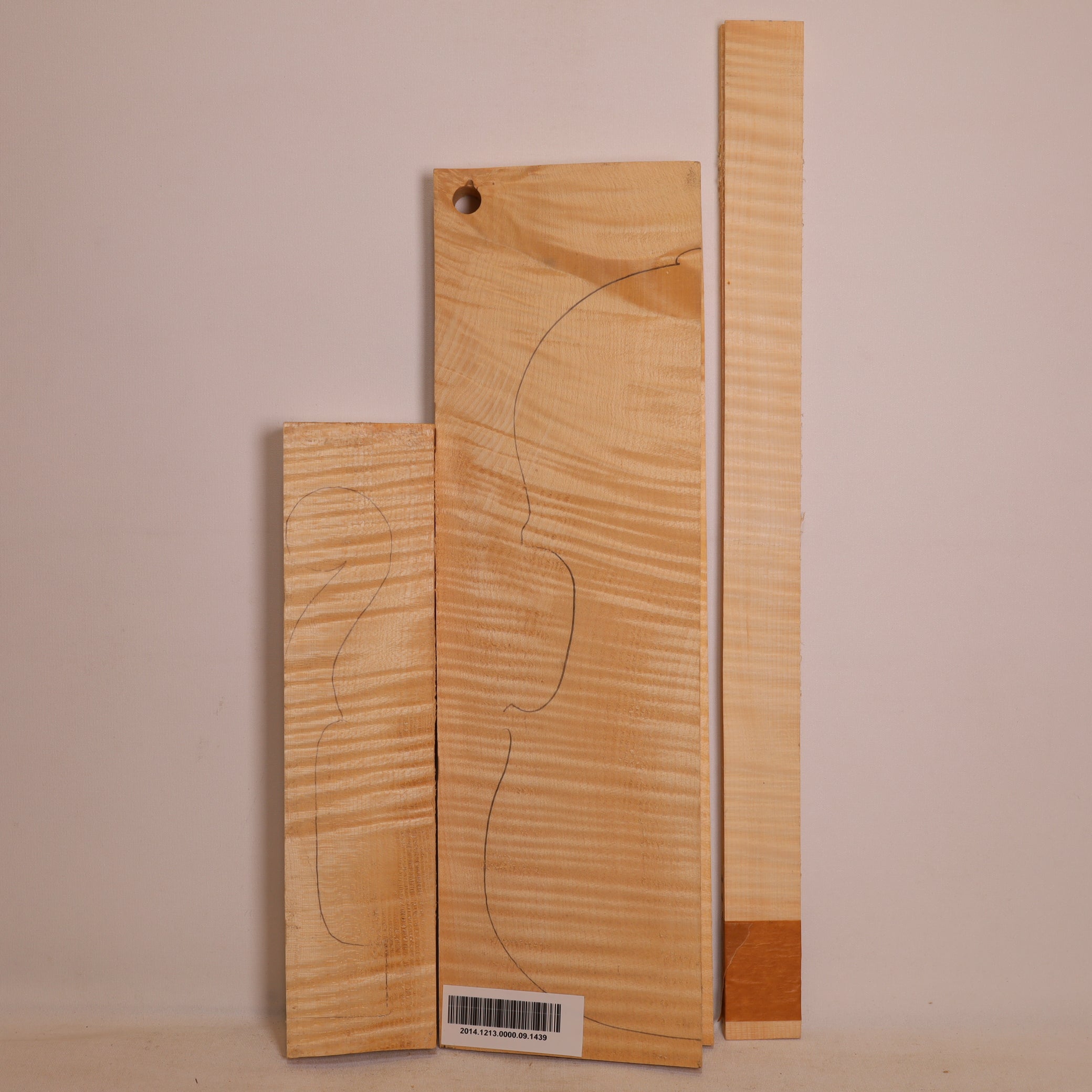 Maple Set (Back/Neck/Sides) for Violin AA (no. 1439)