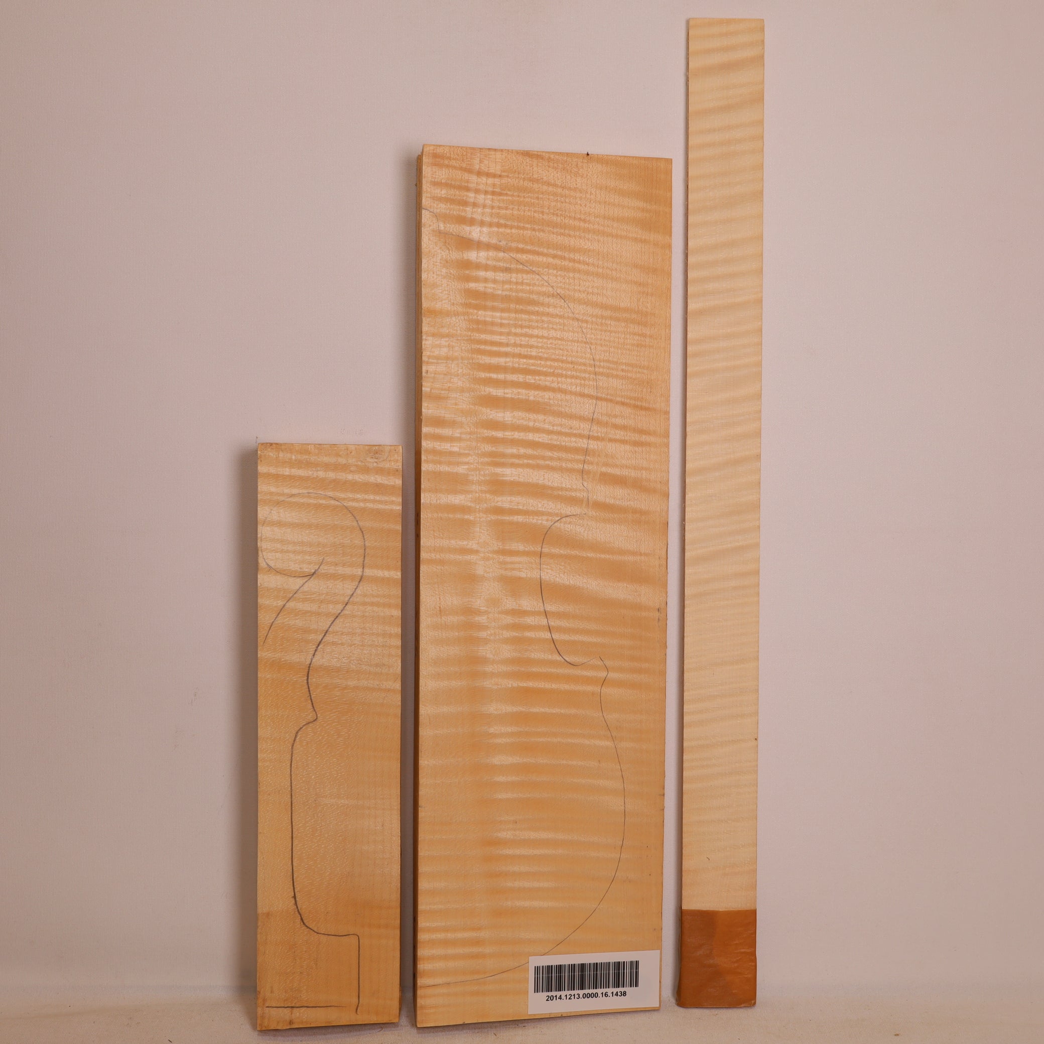 Maple Set (Back/Neck/Sides) for Violin AA (no. 1438)