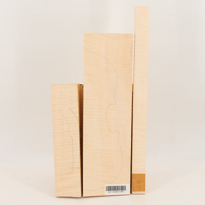 Ahorn Set (Boden/Hals/Zargen) für Violine AA (Nr. 2658)