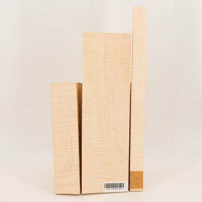 Ahorn Set (Boden/Hals/Zargen) für Violine AA (Nr. 2658)
