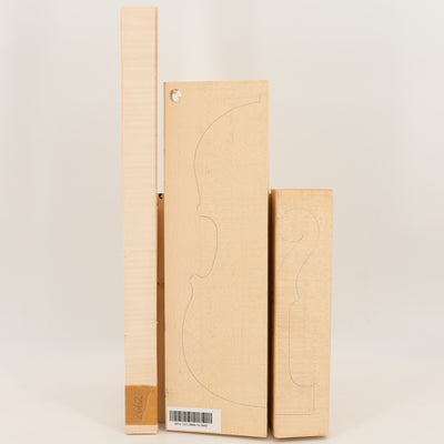 Ahorn Set (Boden/Hals/Zargen) für Violine AA (Nr. 2662)