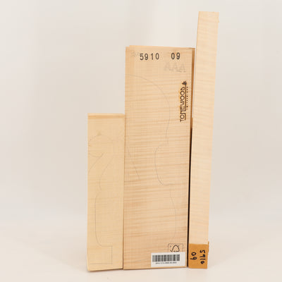 Ahorn Set (Boden/Hals/Zargen) für Violine AAA (Nr. 2665)