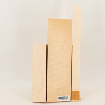 Maple Set (Back/Neck/Sides) for Violin AAA (no. 2671)
