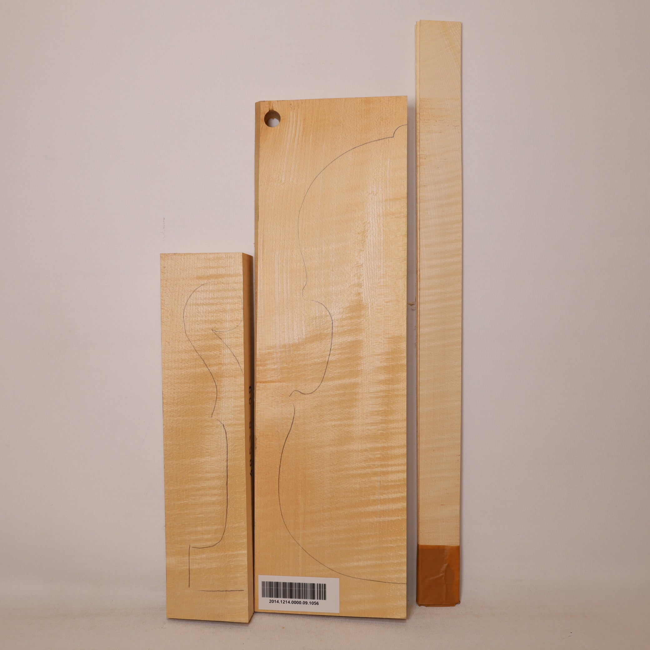 Maple Set (Back/Neck/Sides) for Violin A (no. 1056)